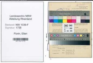 Entnazifizierung Ellen Florin , geb. 12.06.1909 (Musiklehrerin)