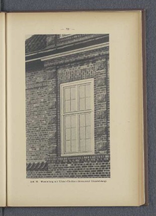 Abb. 21. Wandteilung mit Klinker-Einsätzen (Irrenanstalt Friedrichsberg).