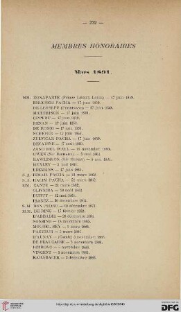 Membres honoraires