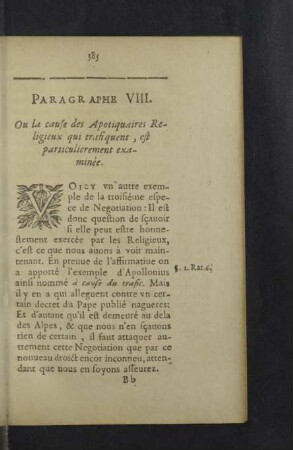 Paragraphe VIII.