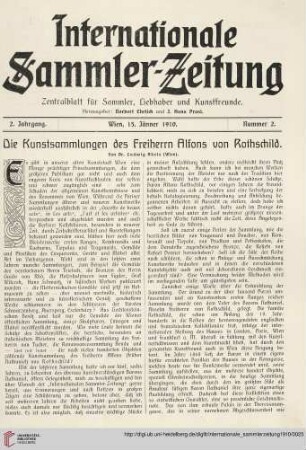 Nummer 2 (15. Jänner)
