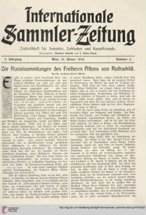 Nummer 2 (15. Jänner)