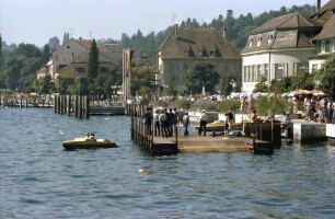 Überlingen: Anlegeplatz vom See aus