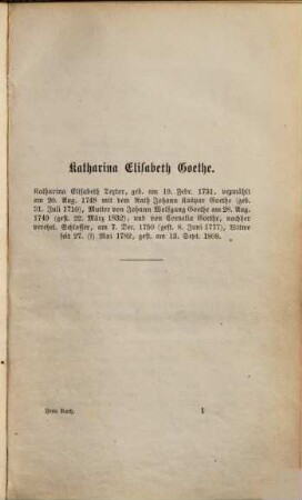 Frau Rath : Briefwechsel