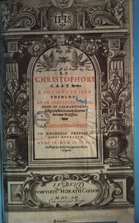 Commentariorum in duodecim prophetas libri duodecim