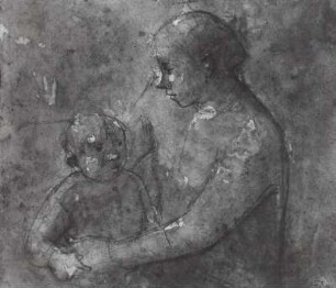 Junge Frau mit kleinem Jungen