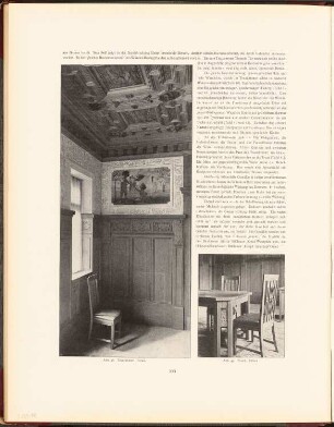 Standesamt an der Fischerbrücke, Berlin: Details Trauzimmer, Möbel (aus: Neubauten der Stadt Berlin, Bd. IV, 1905)