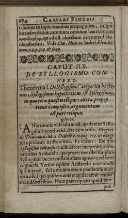 Caput IIX. De Syllogismo Connexo