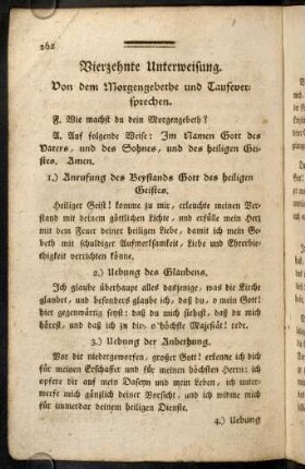 262-281, Lebenspflichten eines Kindes nach der ersten Kommunion: 14. Unterweisung - 19. Unterweisung