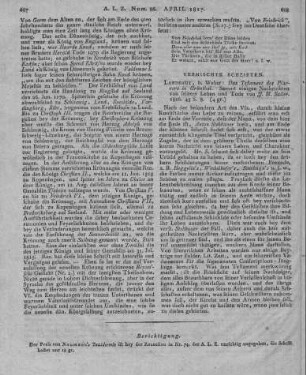 Sailer, J. M.: Das Testament des Pfarrers [Anton Stehbauer] in Grünthal. Sammt einigen Nachrichten von seinem Leben und Tode. Landshut: Weber 1816