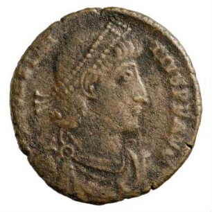 Münze, Aes 2, 350 - 355 n. Chr.