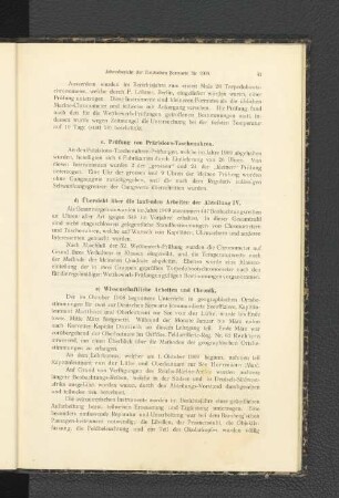 c. Prüfung von Präzisions-Taschenuhren.