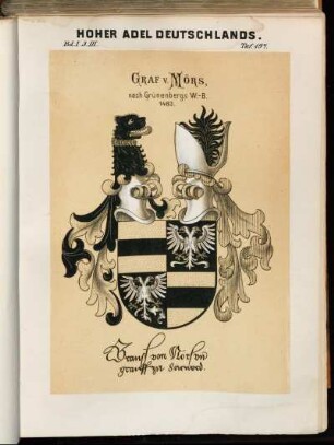 Taf. 197. Graf v. Mörs, nach Grünenbergs W.-B. 1483.