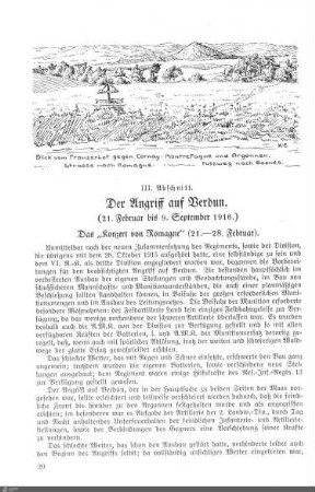 III. Der Angriff auf Verdun.
