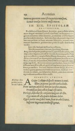 In XIX. Epist. Argumentum.