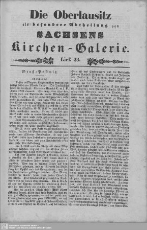 Groß-Postwitz (Beschluß) : 23. Lieferung