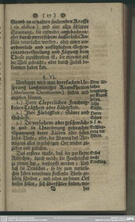 §. VI. Allgemeine Haupt-Ursachen derer Kranckheiten
