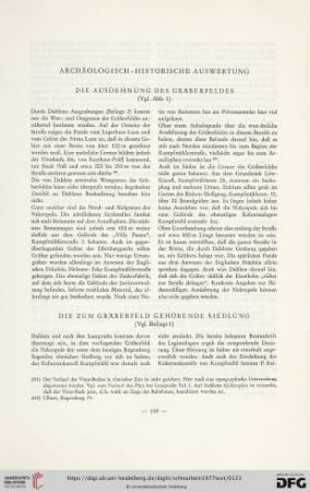 Archäologisch-historische Auswertung