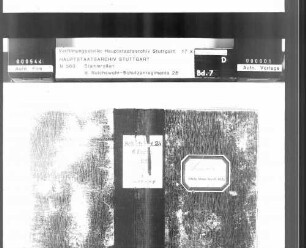 Stammrolle der 6. Kompanie und des Bataillonsstabs der II. Abteilung