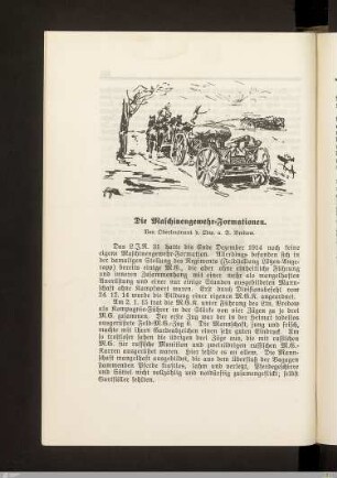 Die Maschienengewehr-Formationen