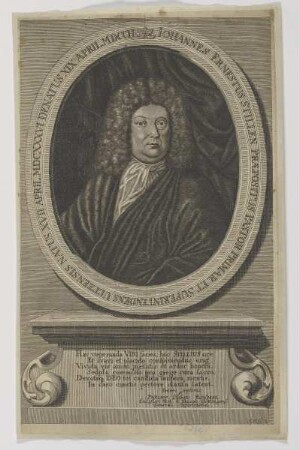 Bildnis des Iohannes Ernestus Stillen