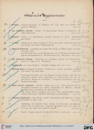 Historische Begebenheiten (Nr. 1-137)