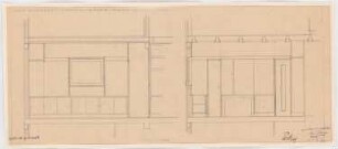 Werkbund-Ausstellung, Stuttgart-Weißenhof Einfamilienhaus Typ C 7: Küche, Wandansichten G und H 1:20