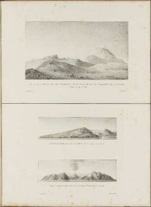 Vue De La Cime Du Pic De Teneriffe Et Du Cratere De Soulevement Qui L'Entoure.