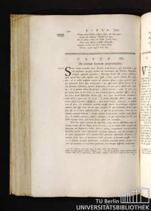 Caput IV. De aliorum fontium proprietatibus. Capitolo IV. Di alcune altre acque particolari.