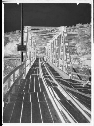Durchstich Eltmann. Transportbrücke.