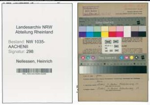 Entnazifizierung Heinrich Nellessen , geb. 31.08.1907 (Technischer Angestellter)