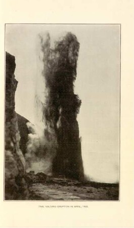 Taal Volcano eruption in April, 1903