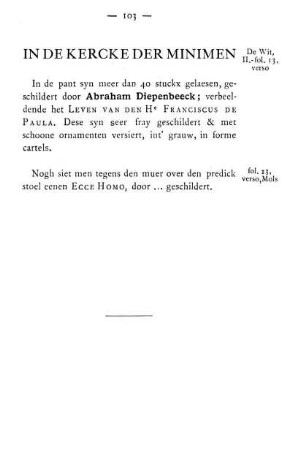 In De Kercke Der Minimen