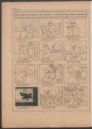 Pavadas que hacen los simios y muchos hombres eximios - [Cómic]