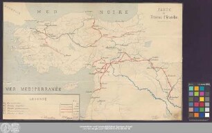 Carte du Réseau d'Anatolie