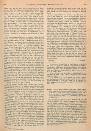 426-428 [Rezension] Hofius, Otfried, Der Vorhang vor dem Thron Gottes