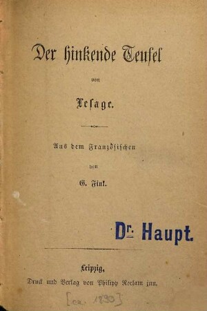 Der hinkende Teufel