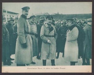 Generalleutnant Adams, der Führer der deutschen Truppen.