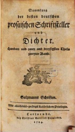 Carl von Carlsberg oder über das menschliche Elend, 3