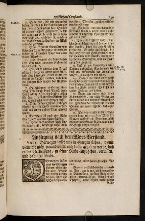 239-245, Auslegung nach dem Wort-Verstand