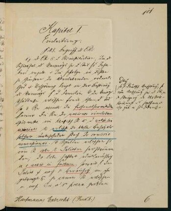 101-116, Kapitel I: Einleitung
