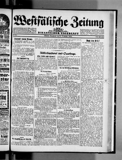 Westfälische Zeitung : Bielefelder Tageblatt