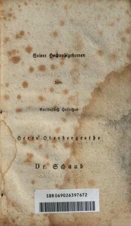 Anatomisch-physiologische Inaugural-Abhandlung über das System der Gefäße