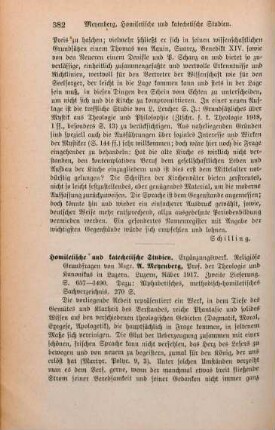 382-383 [Rezension] Meyenberg, Albert, Religiöse Grundfragen