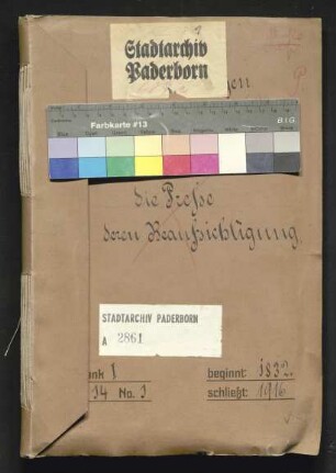 Presse: Beaufsichtigung der Presse