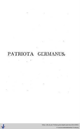 Patriota Germanus