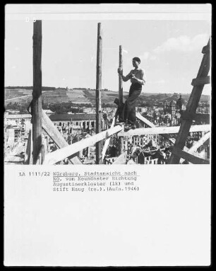 Aufnahmen vom Neumünsterturm in Würzburg