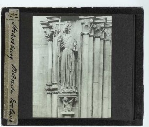 Straßburg, Münster,Ekklesiameister, Figur der Ekklesia am Straßburger Münster : Ecclesia