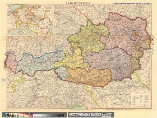 Land Österreich : mit der Gau- und Kreiseinteilung der NSDAP in der Ostmark