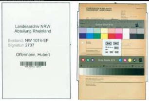 Entnazifizierung Hubert Offermann , geb. 00.00.0000 ()